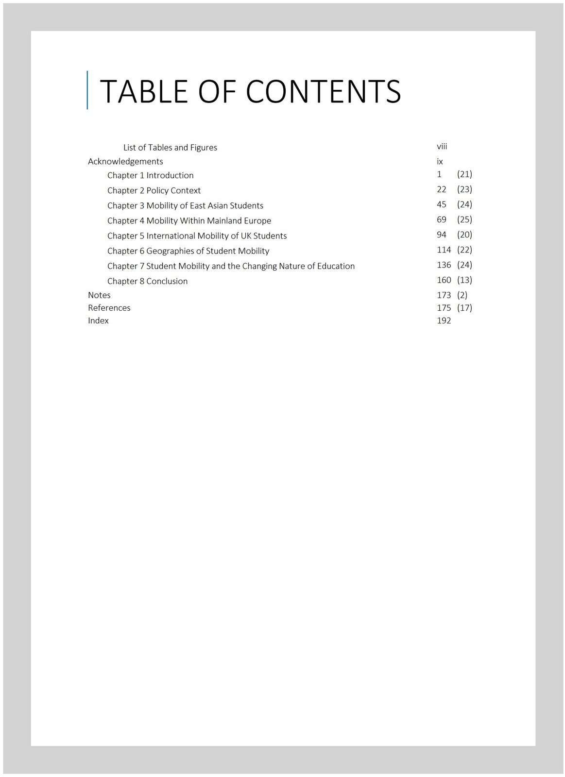 Student Mobilities, Migration and the Internationalization of Higher Educatio…