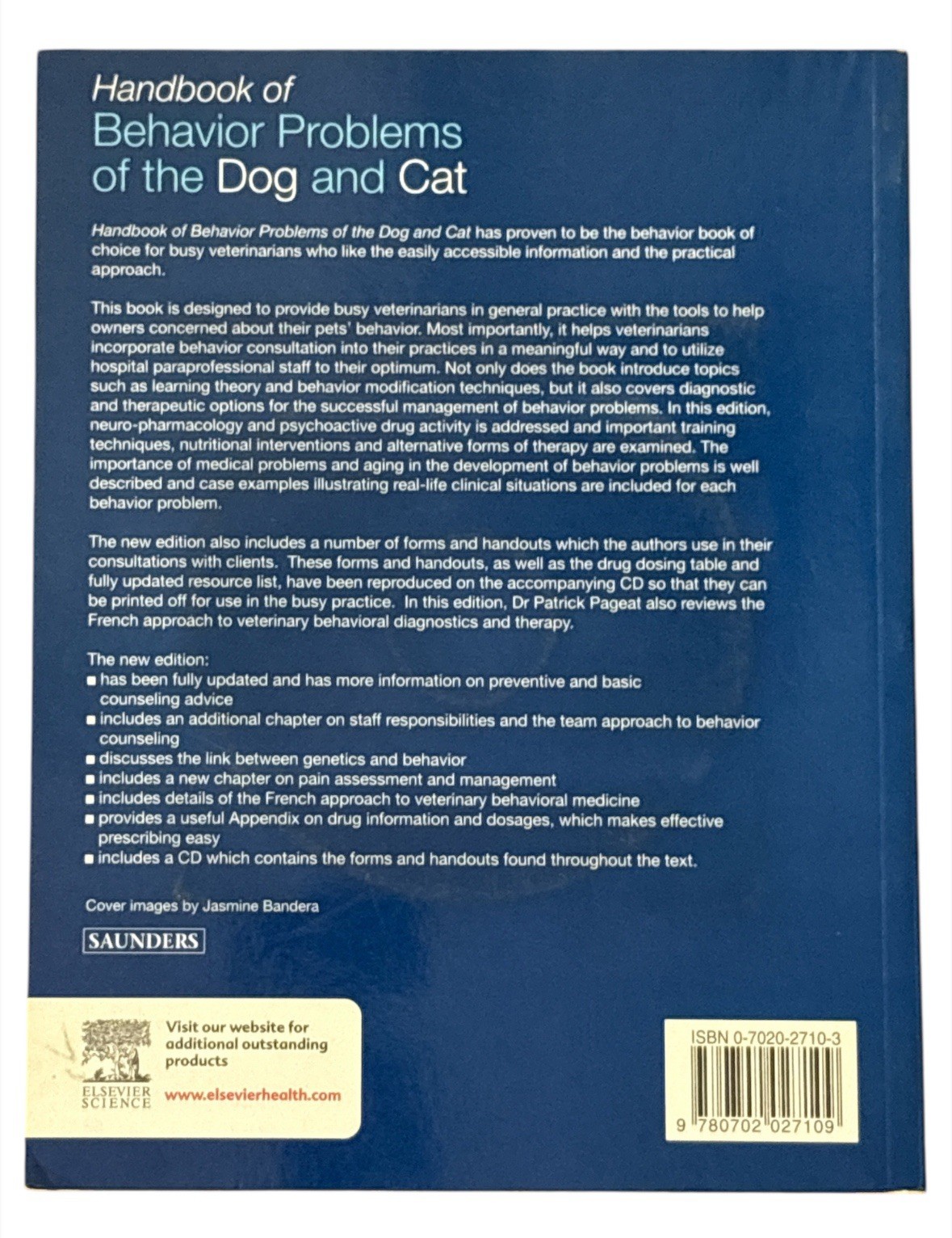 Handbook of Behavior Problems of the Dog and Cat: Handbook of Behavior Problems