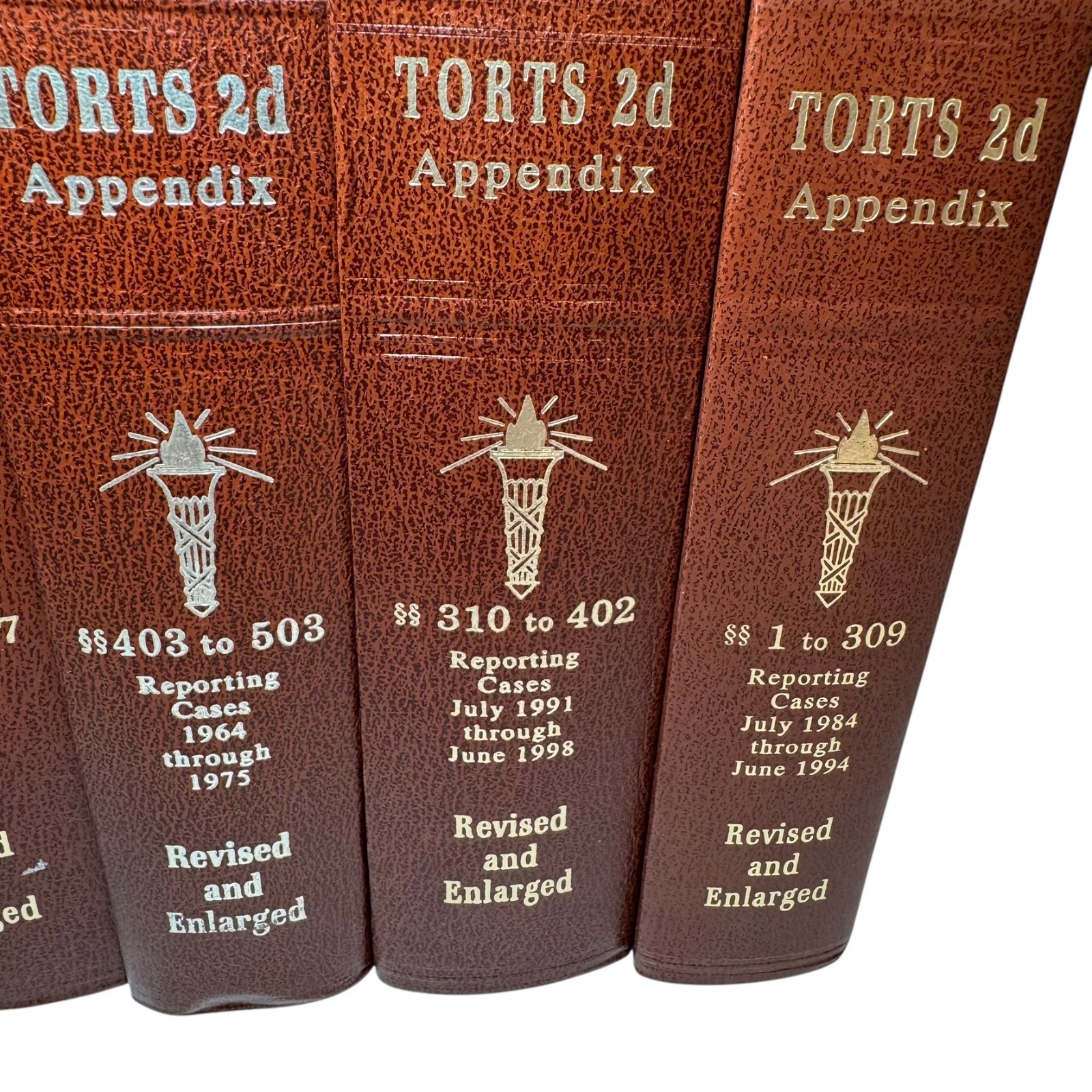 5 Restatement Of The Law Second Torts 2D Appendix 1964 – 1998 ALI Law Books