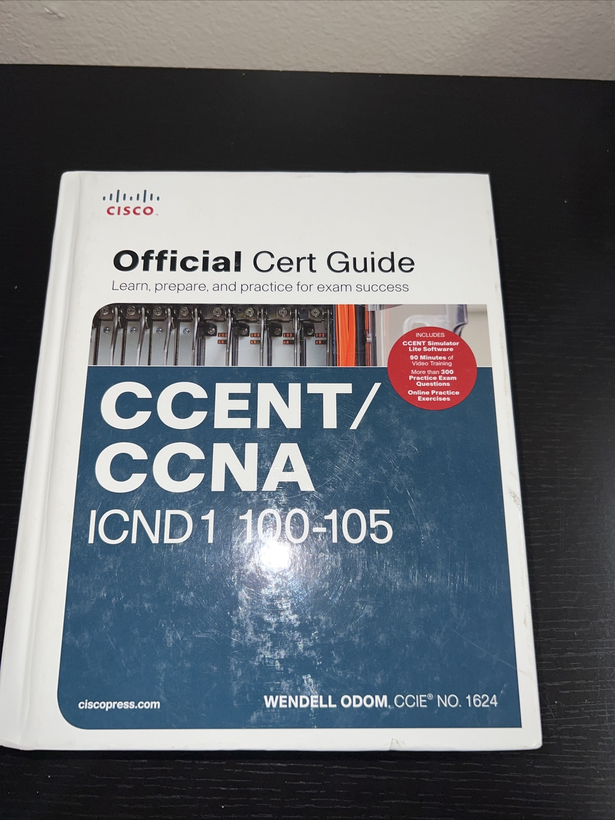 CCENT/CCNA ICND1 100-105 Official Cert Guide – Hardcover – ACCEPTABLE