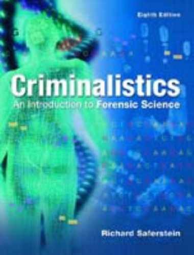 Criminalistics: Introduction to – Hardcover, by Saferstein Richard – Very Good j