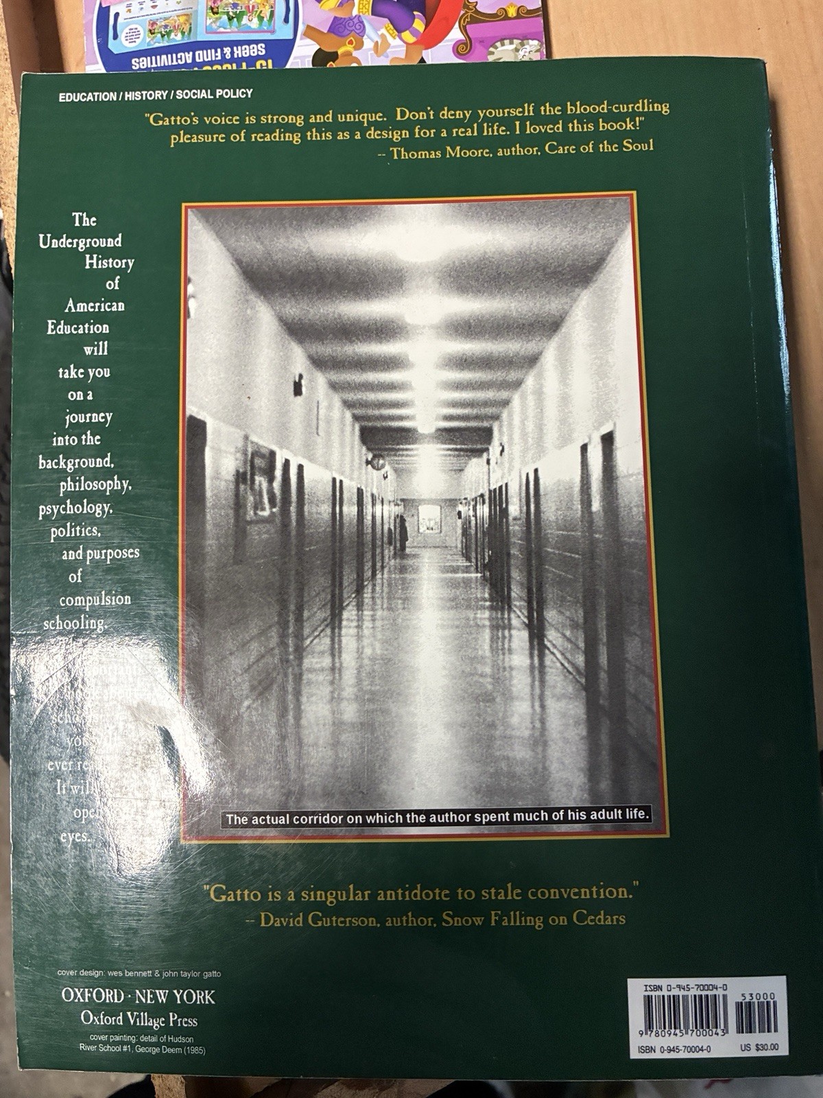 The Underground History of American Education Gatto, John Tay – Prison Modern