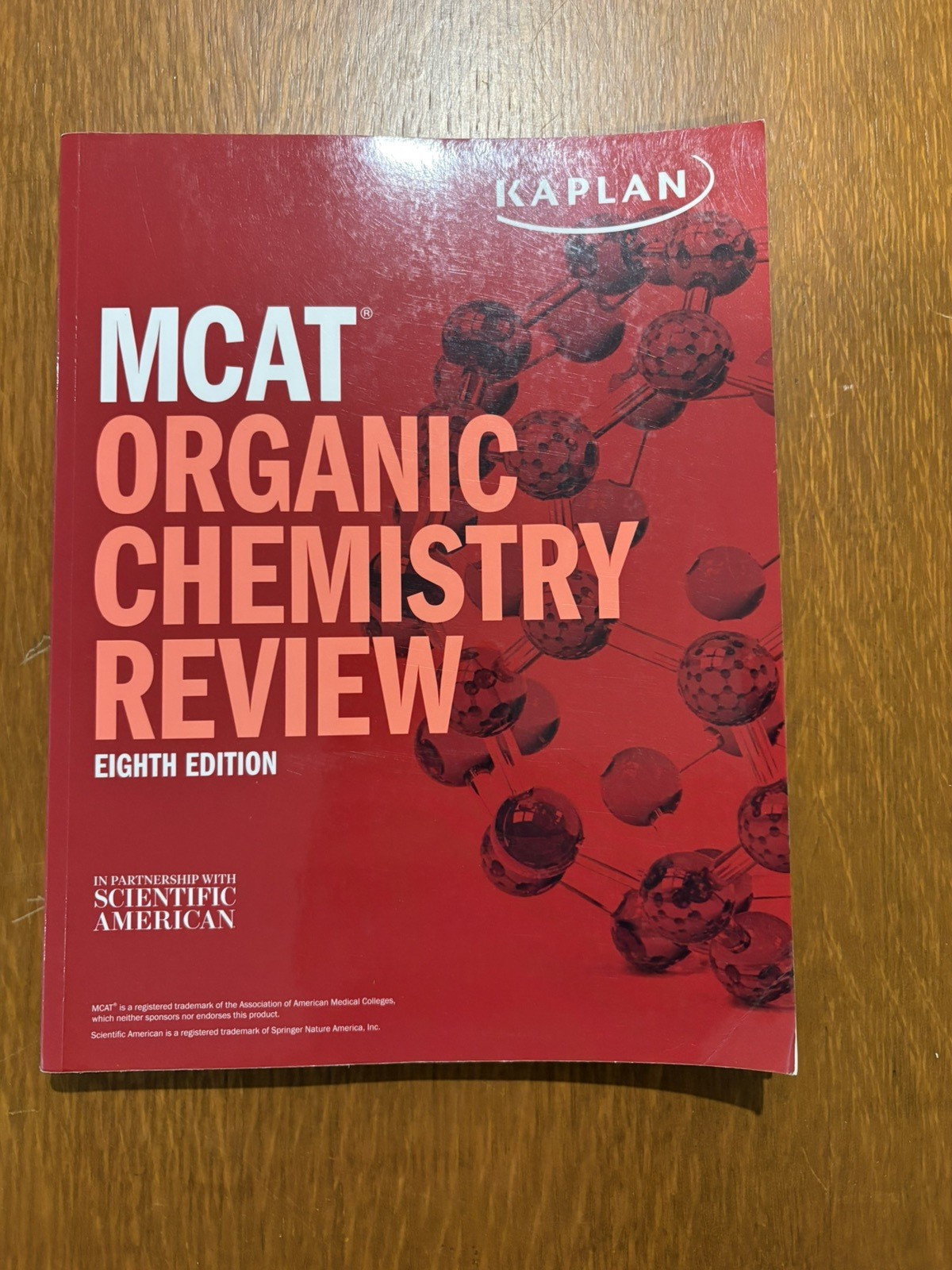 Used 2023-2024 Kaplan Mcat study book set, including notebook booklet