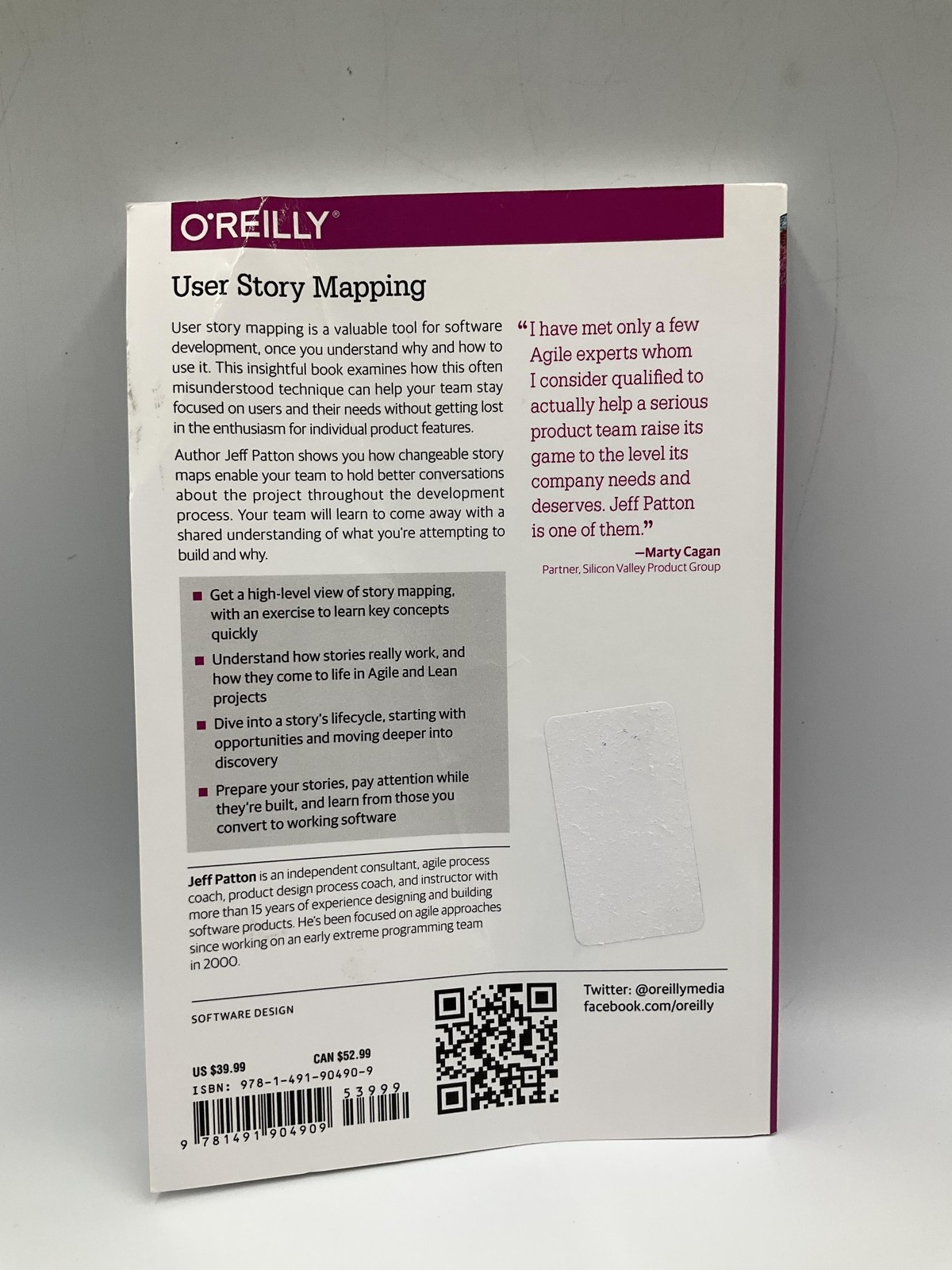 User Story Mapping Jeff Patton O’Reilly Agile Software Development Paperback