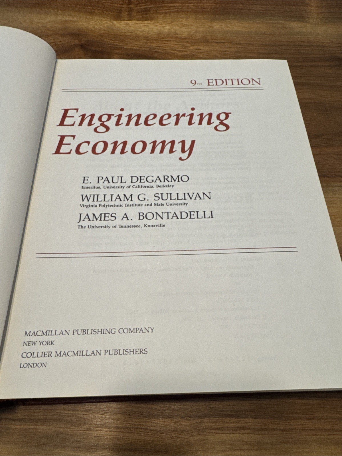Engineering Economy by William G. Sullivan, James A. Bontadelli and E. Paul…
