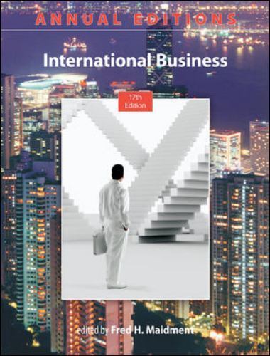 Annual Editions: International Business, 17/e by Maidment, Fred H