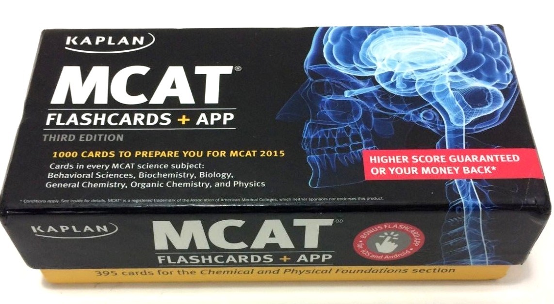 Kaplan MCAT Flashcards + APP – 2015