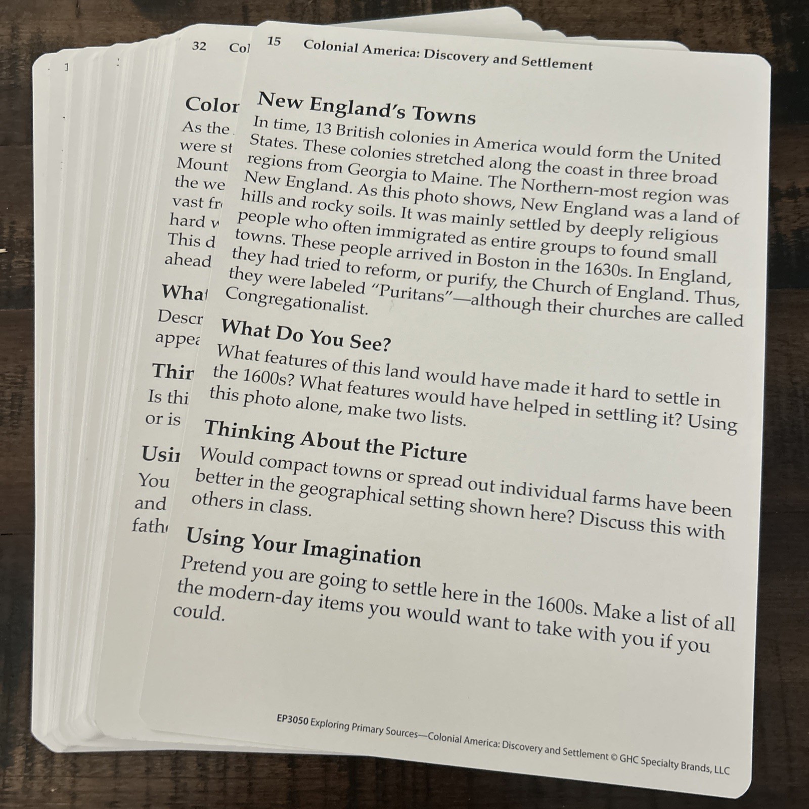 Exploring Primary Sources Colonial America: Discovery & Settlement Edupress