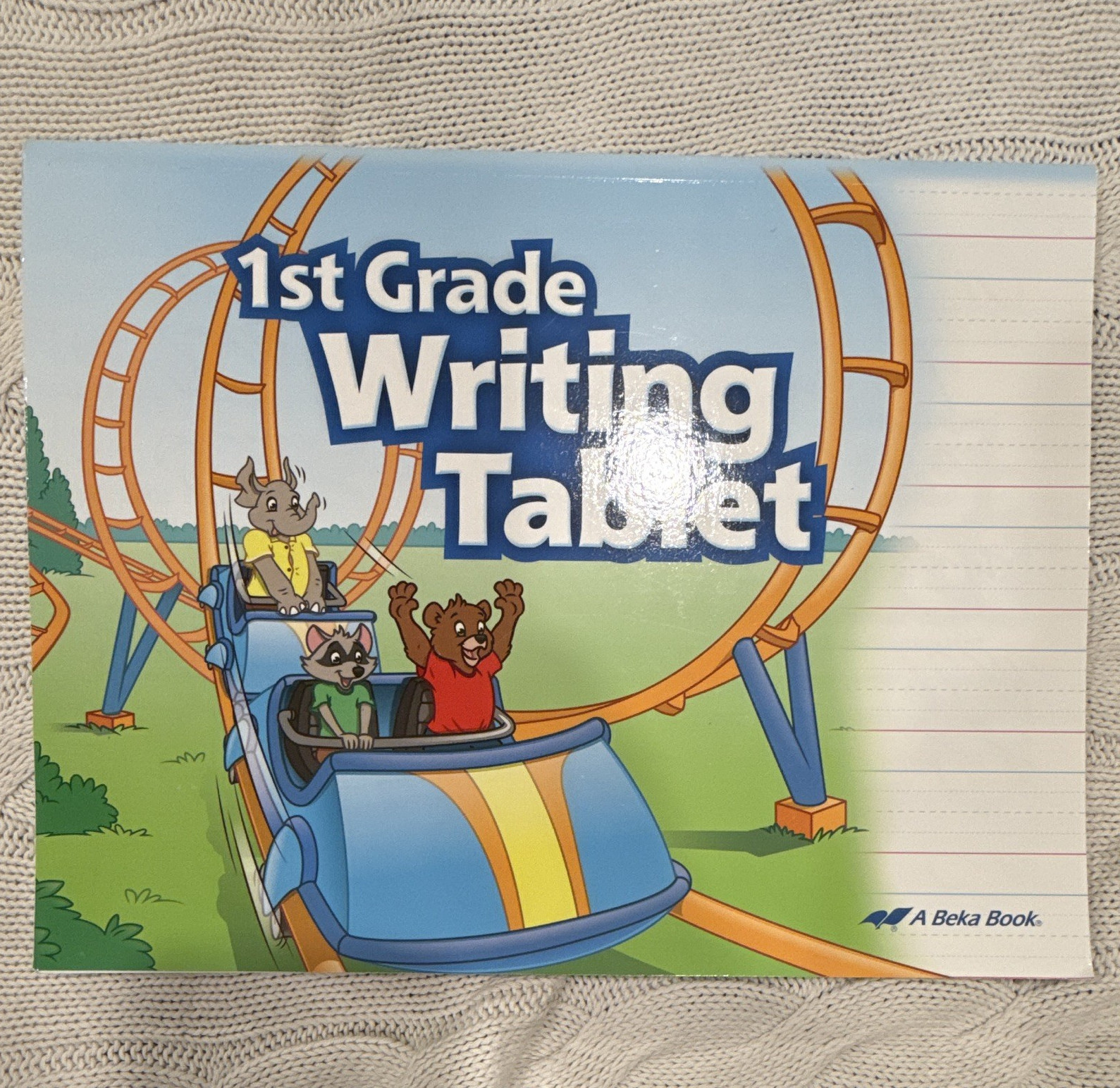 Abeka 1st Grade Writing Tablet Workbook Paperback English Beginner Writing
