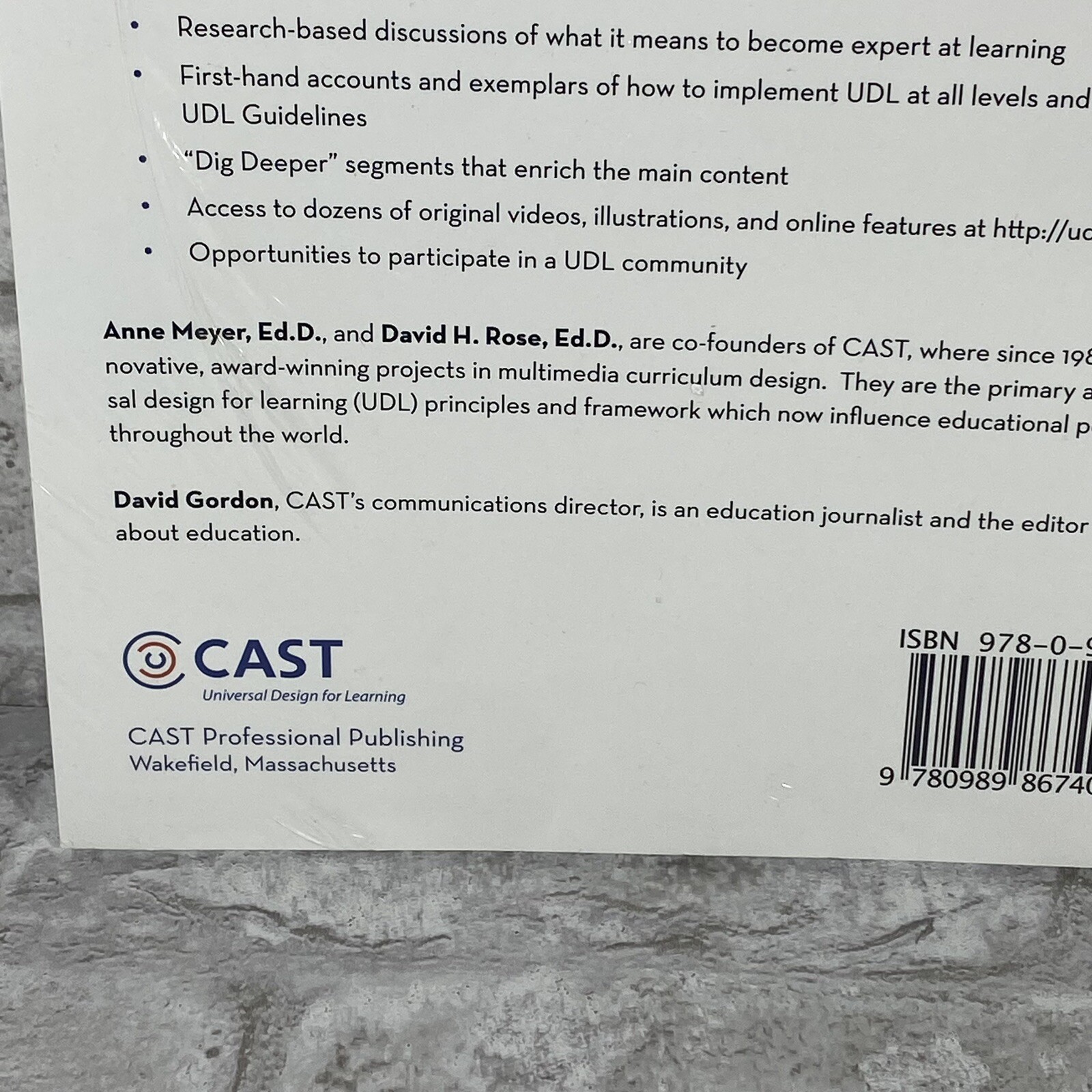 Universal Design for Learning: Theory and Practice 1st Edition Paperback Book