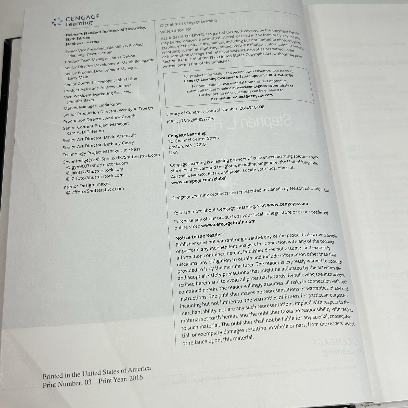 Delmar’s Standard Textbook Of Electricity 6th Edition Stephen Herman Hardcover