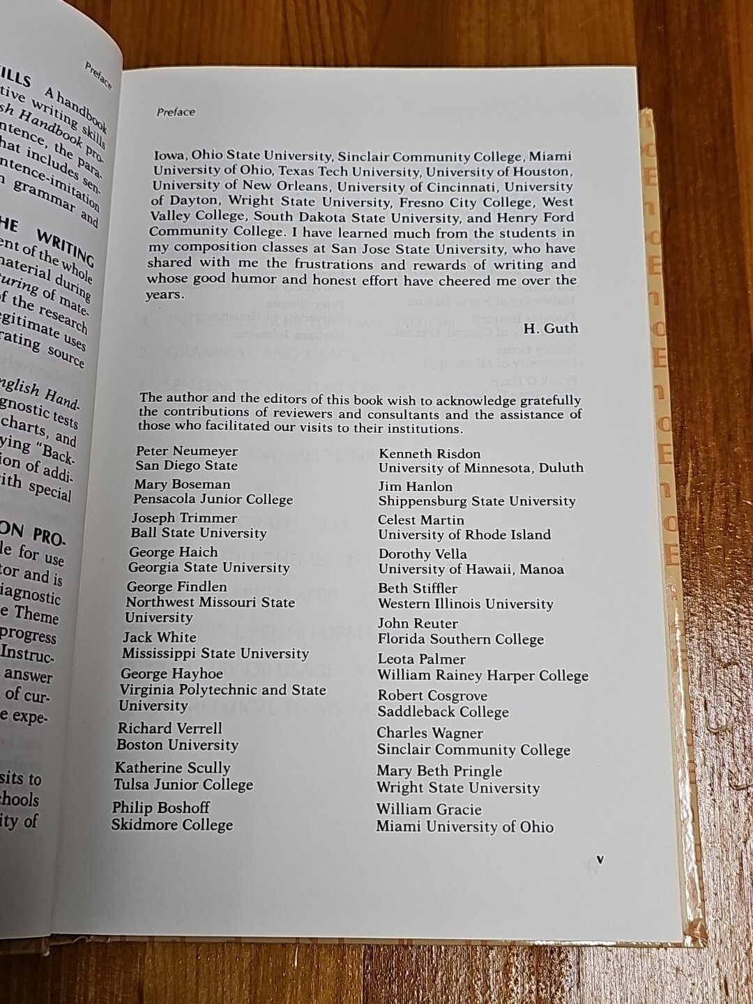 New English Handbook by Hans P. Guth San Jose State University (1982)