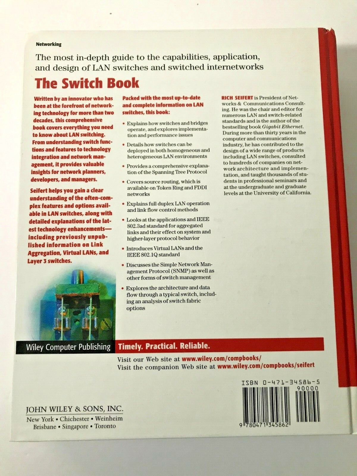 The Switch Book: Complete Guide to L A N Switching Technology -Rich Seifert Hc