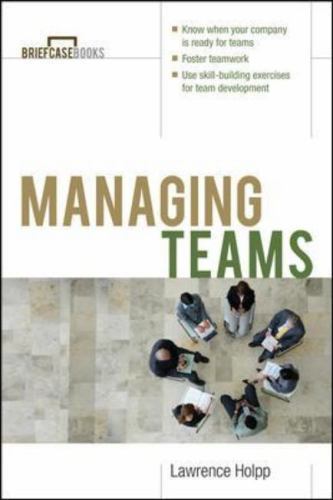 Managing Teams – 9780070718654, Lawrence Holpp, paperback, new