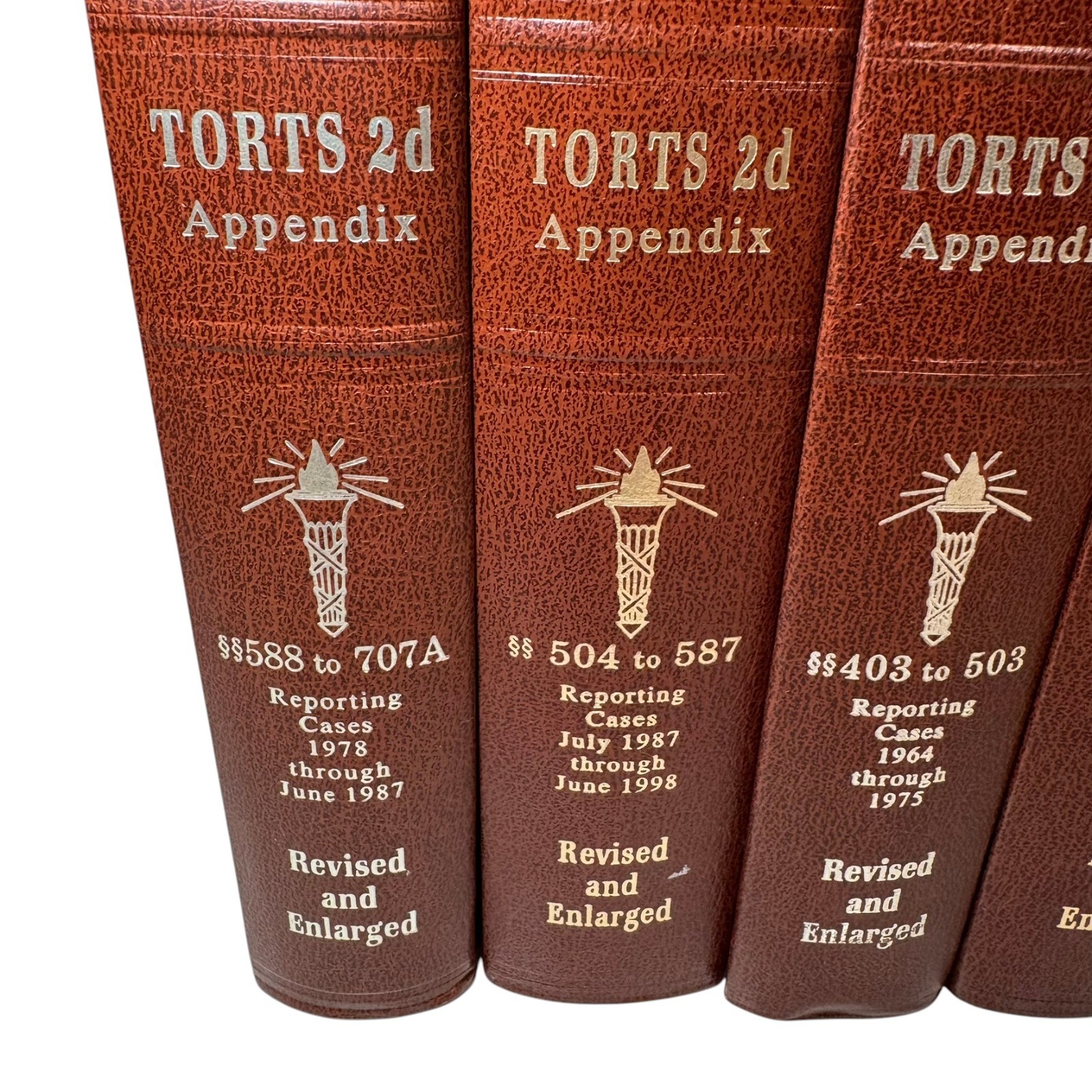 5 Restatement Of The Law Second Torts 2D Appendix 1964 – 1998 ALI Law Books