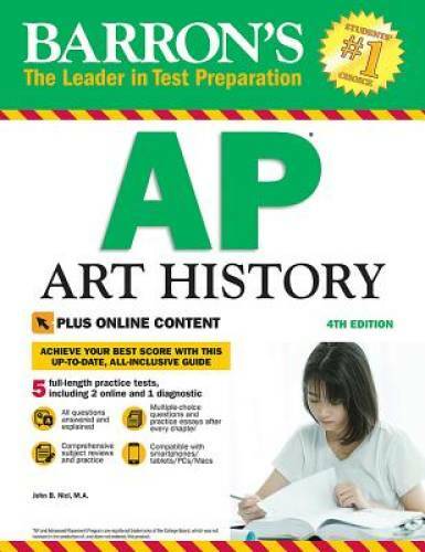 Barron’s AP Art History, 4th Edition: With Bonus Online Tests – Paperback – GOOD