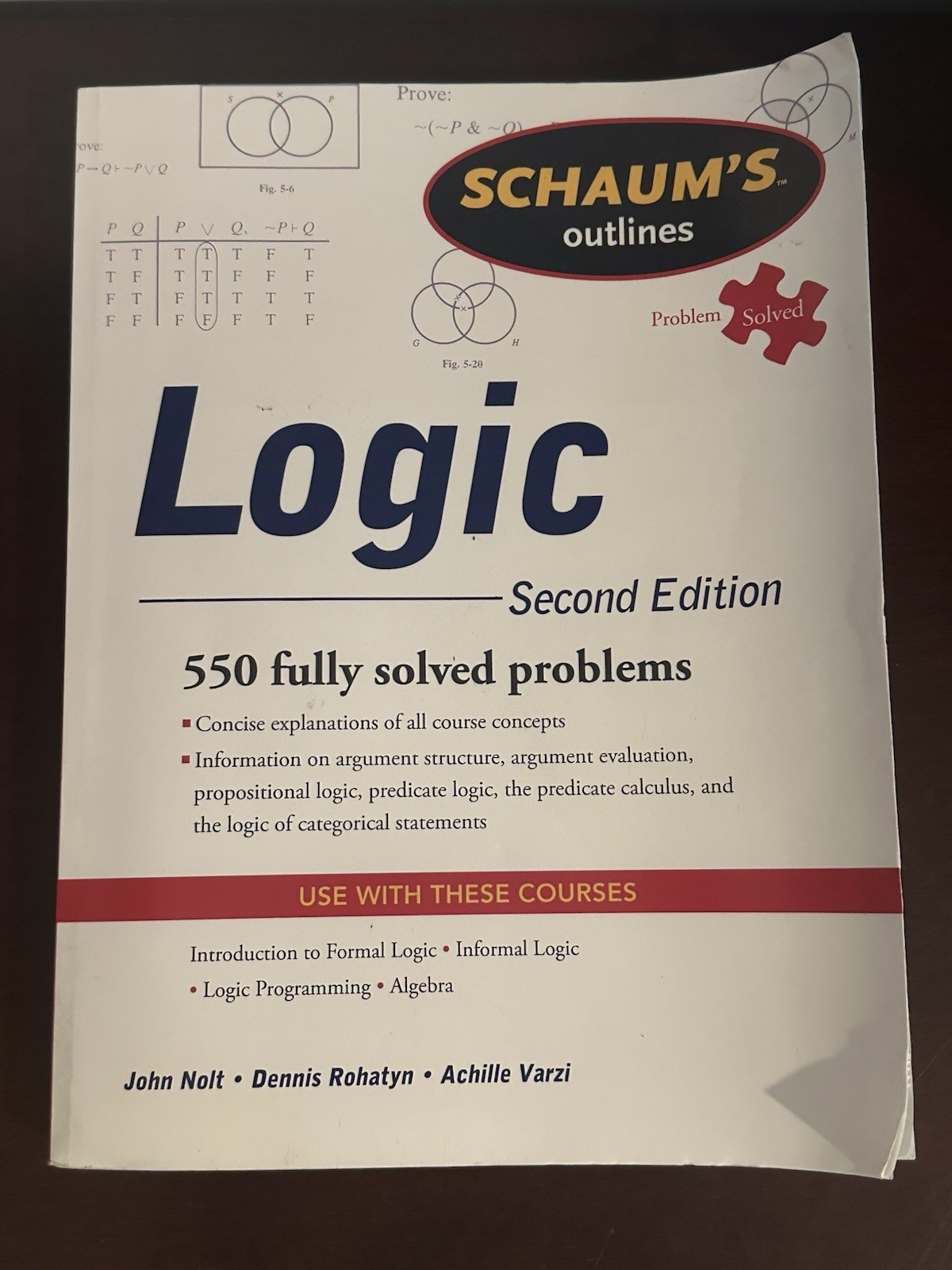 Schaum’s Ser.: Schaum’s Outline of Logic by John Nolt