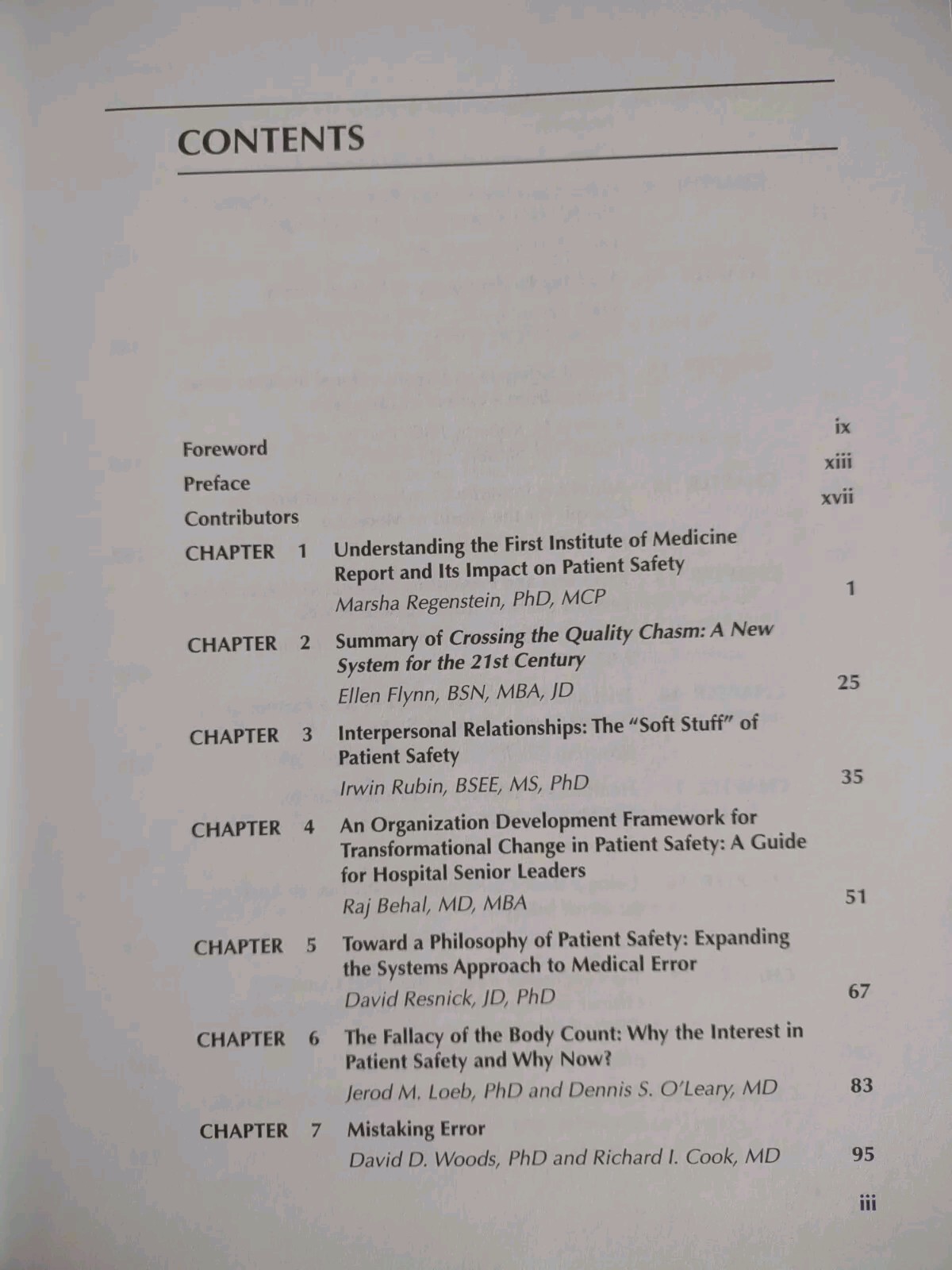 THE PATIENT SAFETY HANDBOOK By Barbara J. Youngberg & Martin J. Hatlie