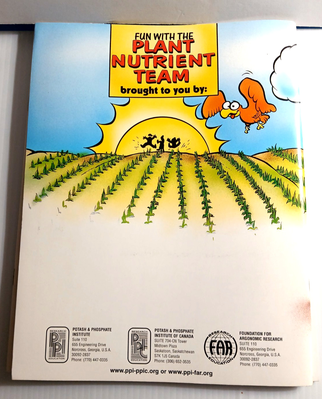 Mixed Lot of Fun With The Plant Nutrient Team Activity Books Elementary Middle