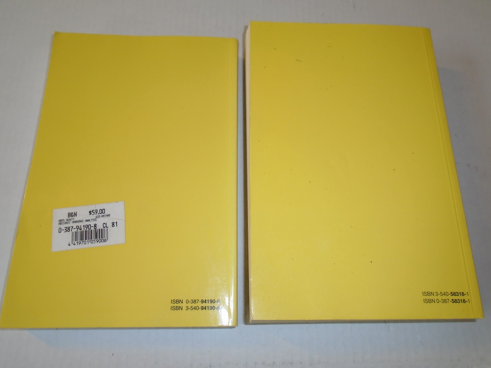 1994 – Abstract Harmonic Analysis Volumes I and II