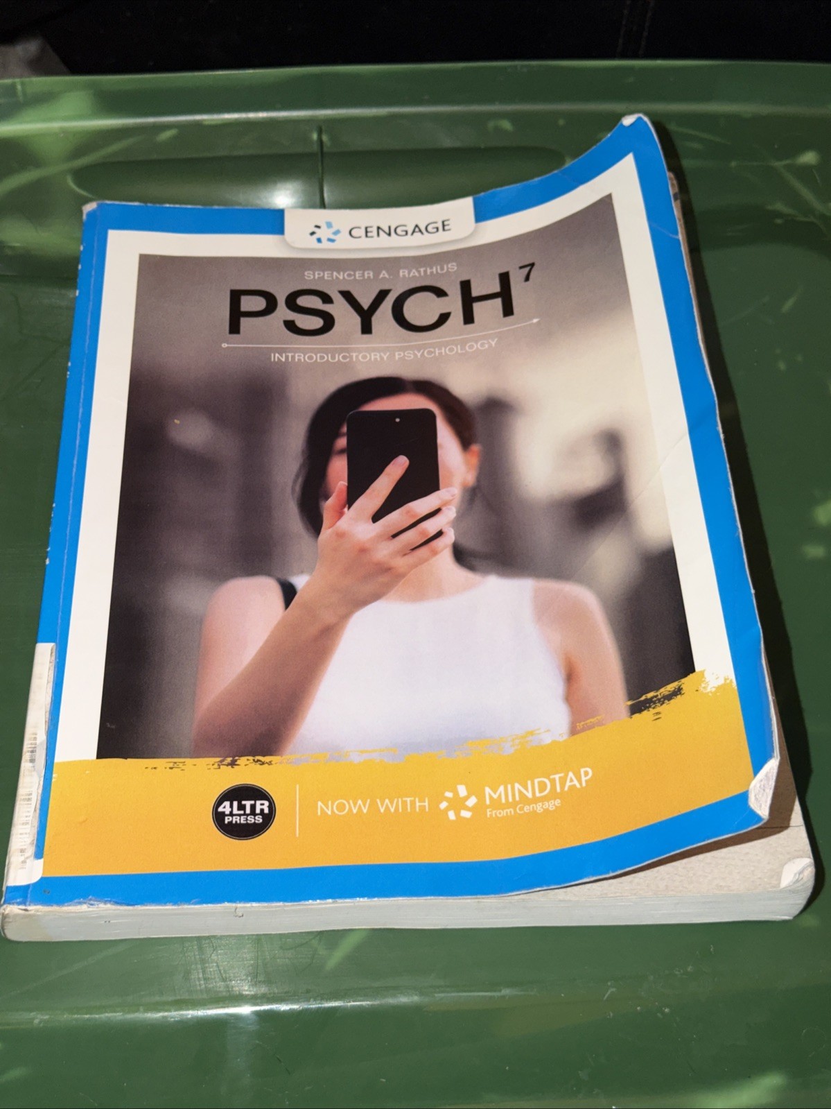 Psych 7 Introductory Psychology Paperback Textbook Spencer Rathus Cengage