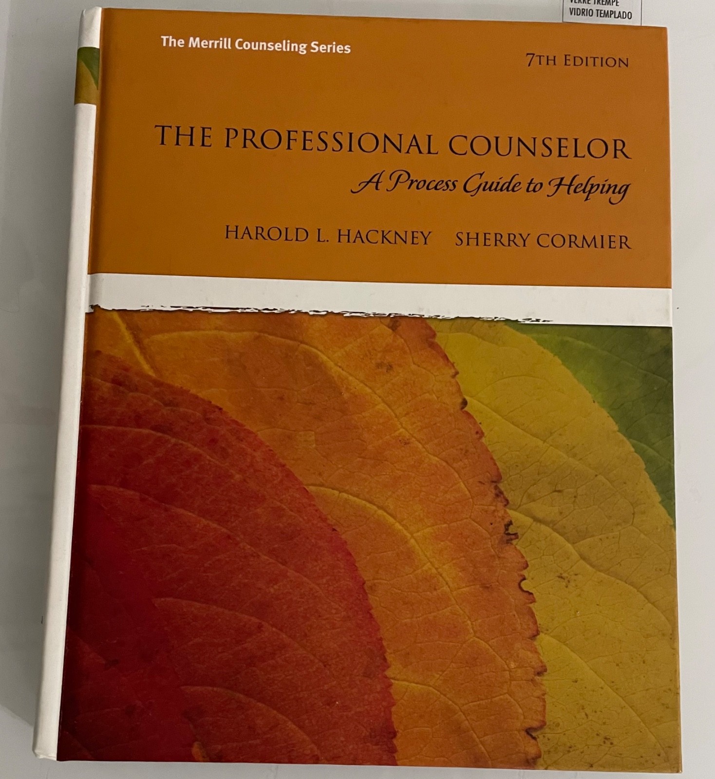 Professional Counselor : A Process Guide to Helping by Sherry Cormier and Harold