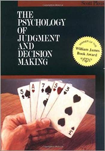 The Psychology of Judgment and Decisio…, Plous, Scott