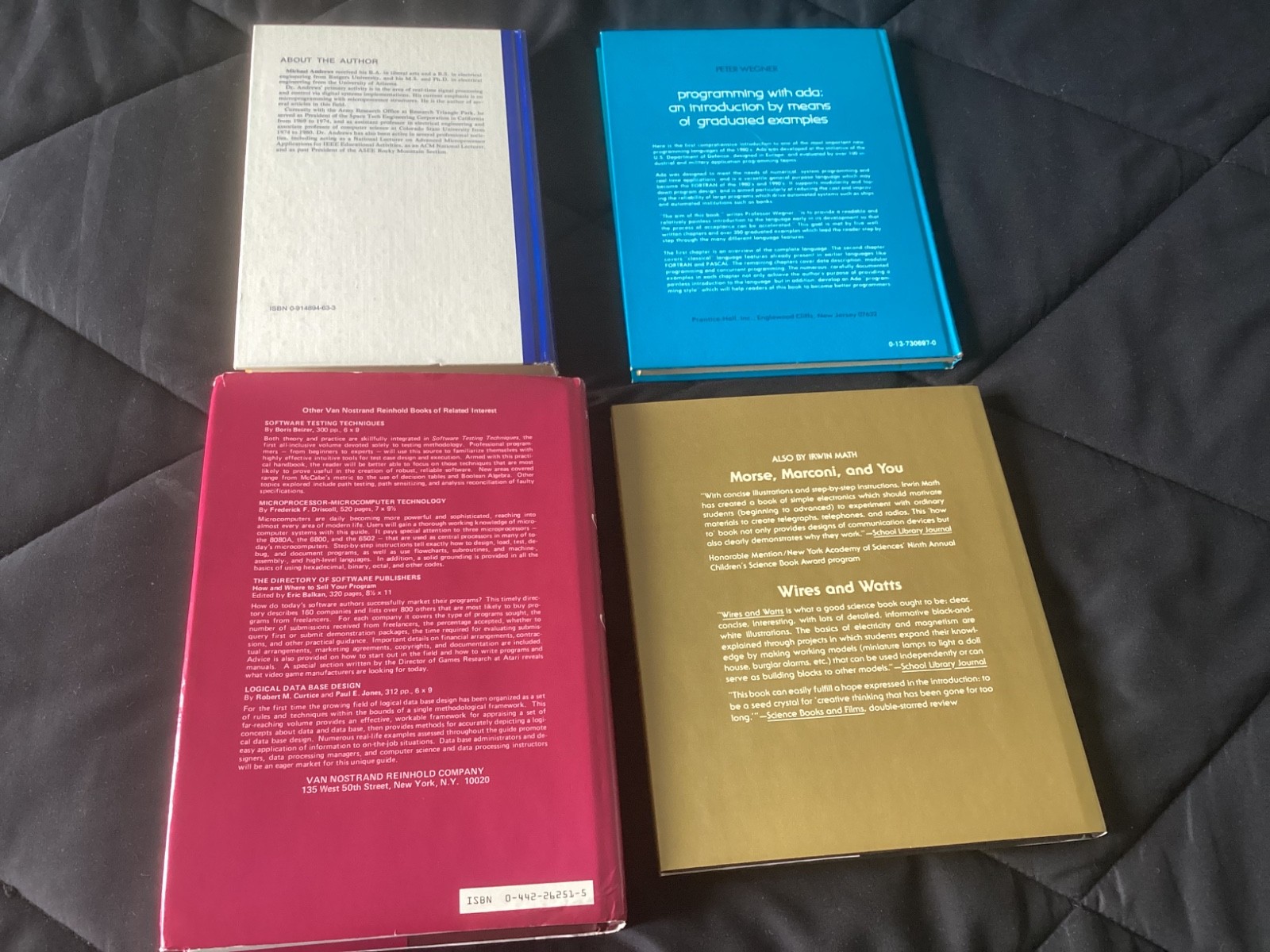 Mathematics Lot of 5 Books, ADA, Software