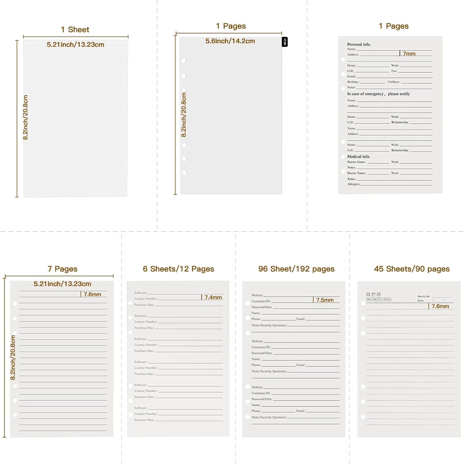 Password Book with Alphabetical Tabs & Lock, 302 Pages Leatherette Hardcover Int