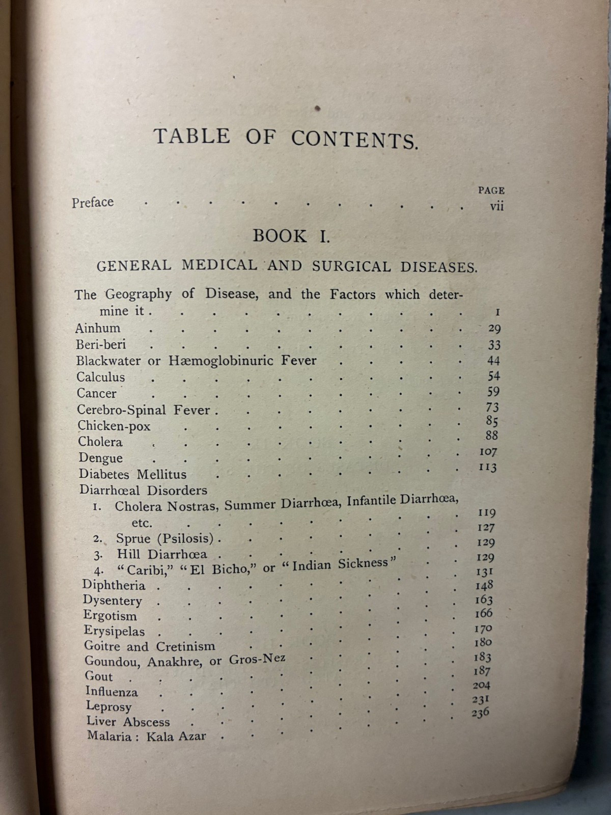 Geography of Disease. Frank G. Clemow, 1903. First Edition.