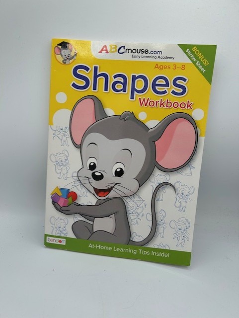 ABCmouse Early Learning At Homeschooling Shapes Workbook Ages 3-8 BN!
