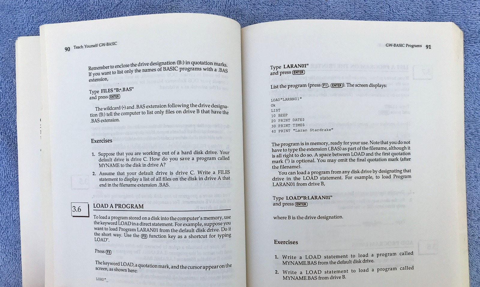 TEACH YOURSELF GW BASIC BOB ALBERCHT OSBORNE MCGRAW-HILL BOOKS 1990