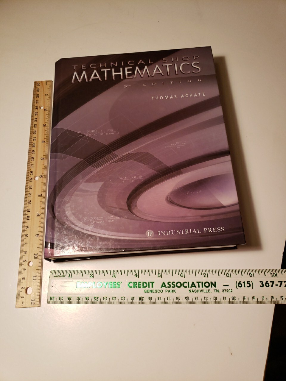 Technical Shop Mathematics 3rd Ed- HARDCOVER By Achatz, Thomas – 2006