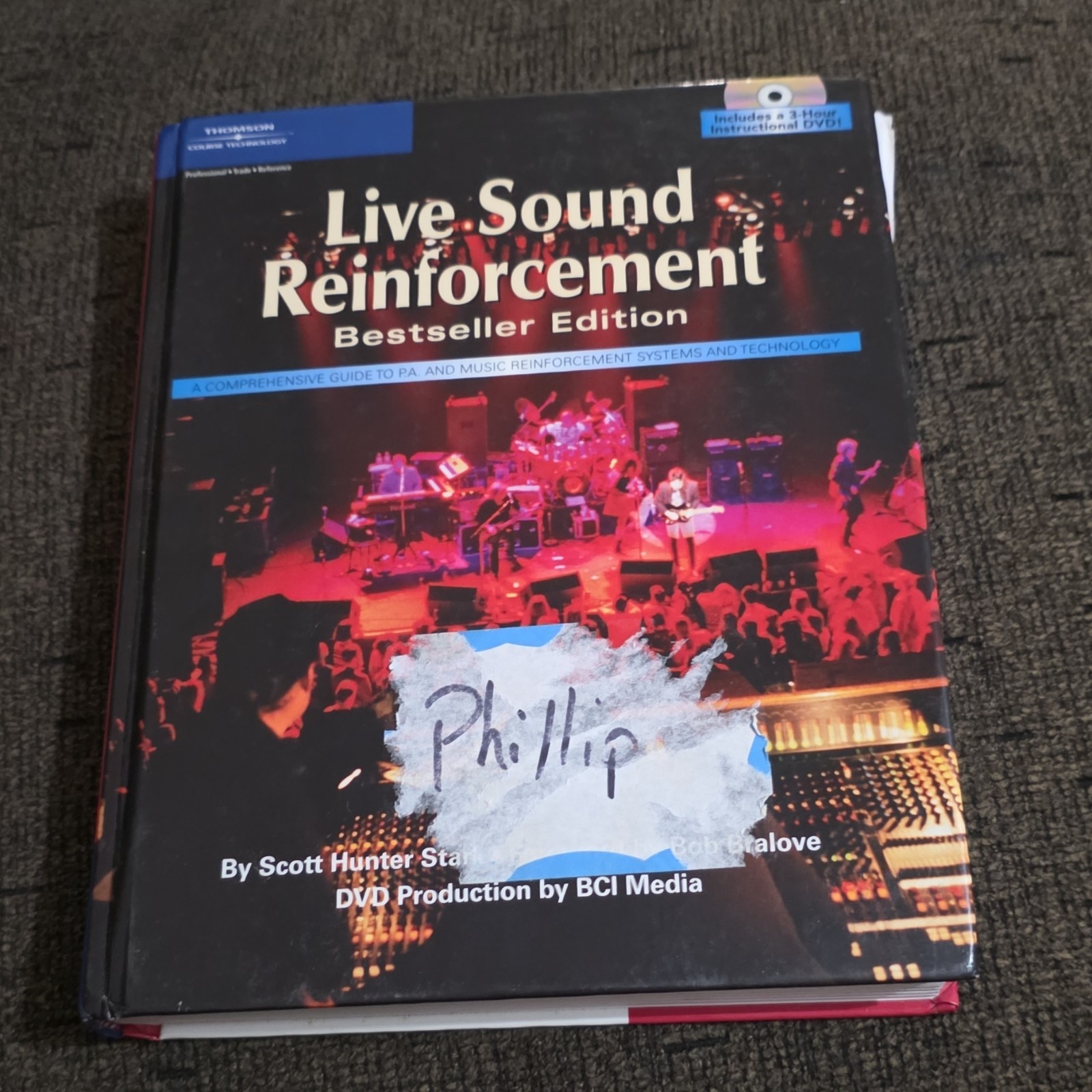 Live Sound Reinforcement by Scott Hunter Stark Book DVD English