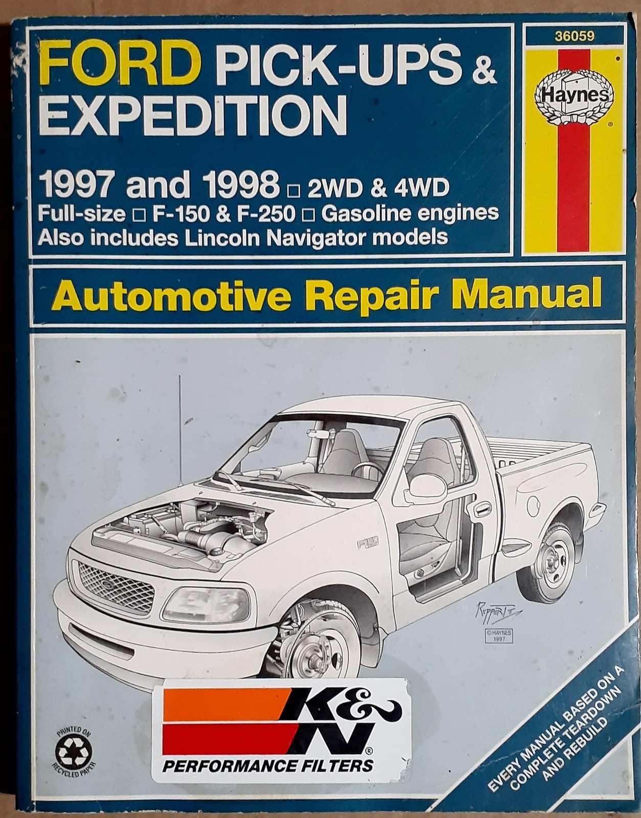 Haynes Ford Pick-Ups/Expedition/Lincoln/2 WD/4 WD 1997-1998 Repair Manual