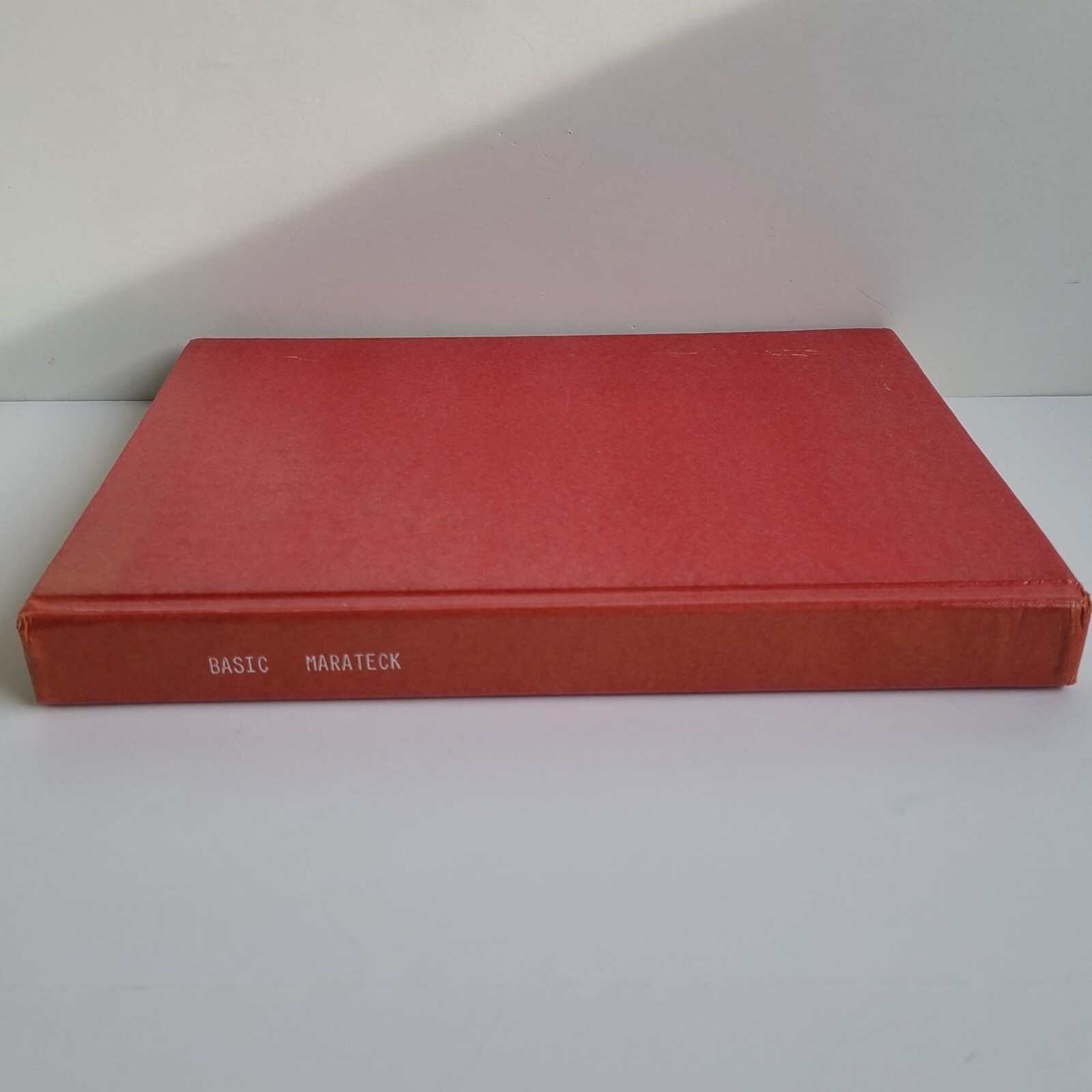 Textbook Basic Samuel L Marateck Computer Programming NYU Language 1975 HC