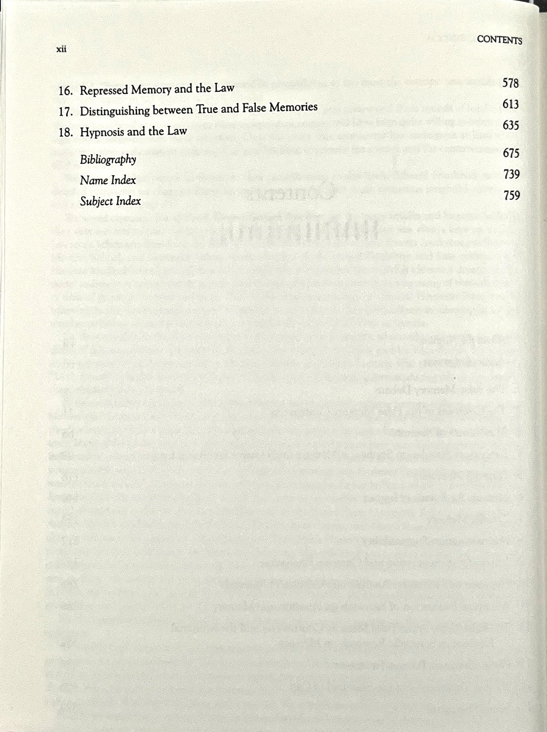 Memory, Trauma Treatment, and the Law. Brown/Scheflin/Hammond 1998 1st Ed. VGOOD