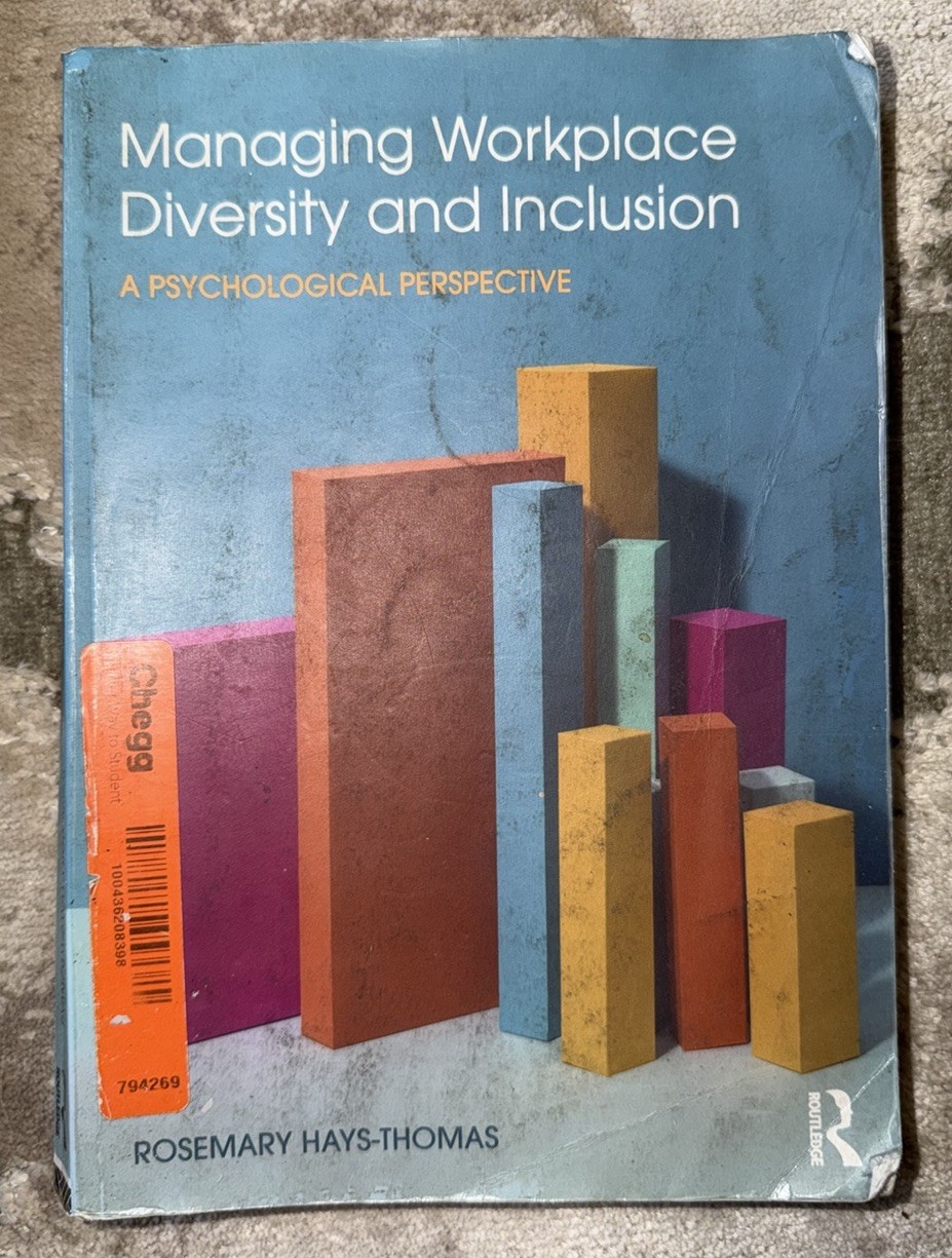 Routledge Managing Workplace Diversity Rosemary Hays-Thomas Psychology Book