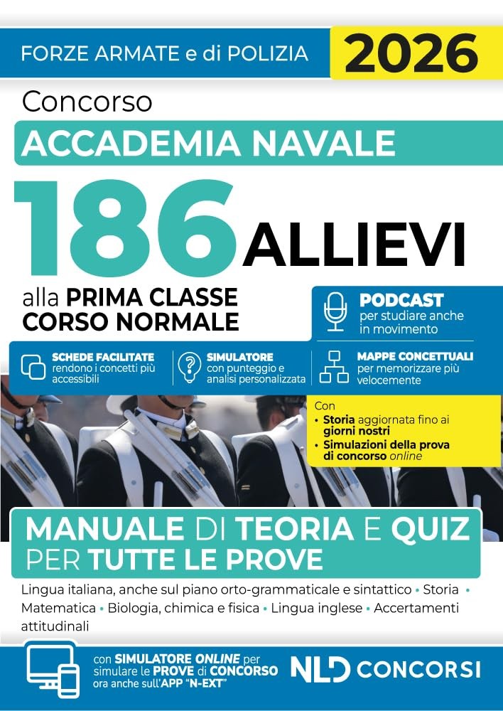 AA. VV. Concorso Accademia Navale 186 allievi prima clas (Paperback) (UK IMPORT)