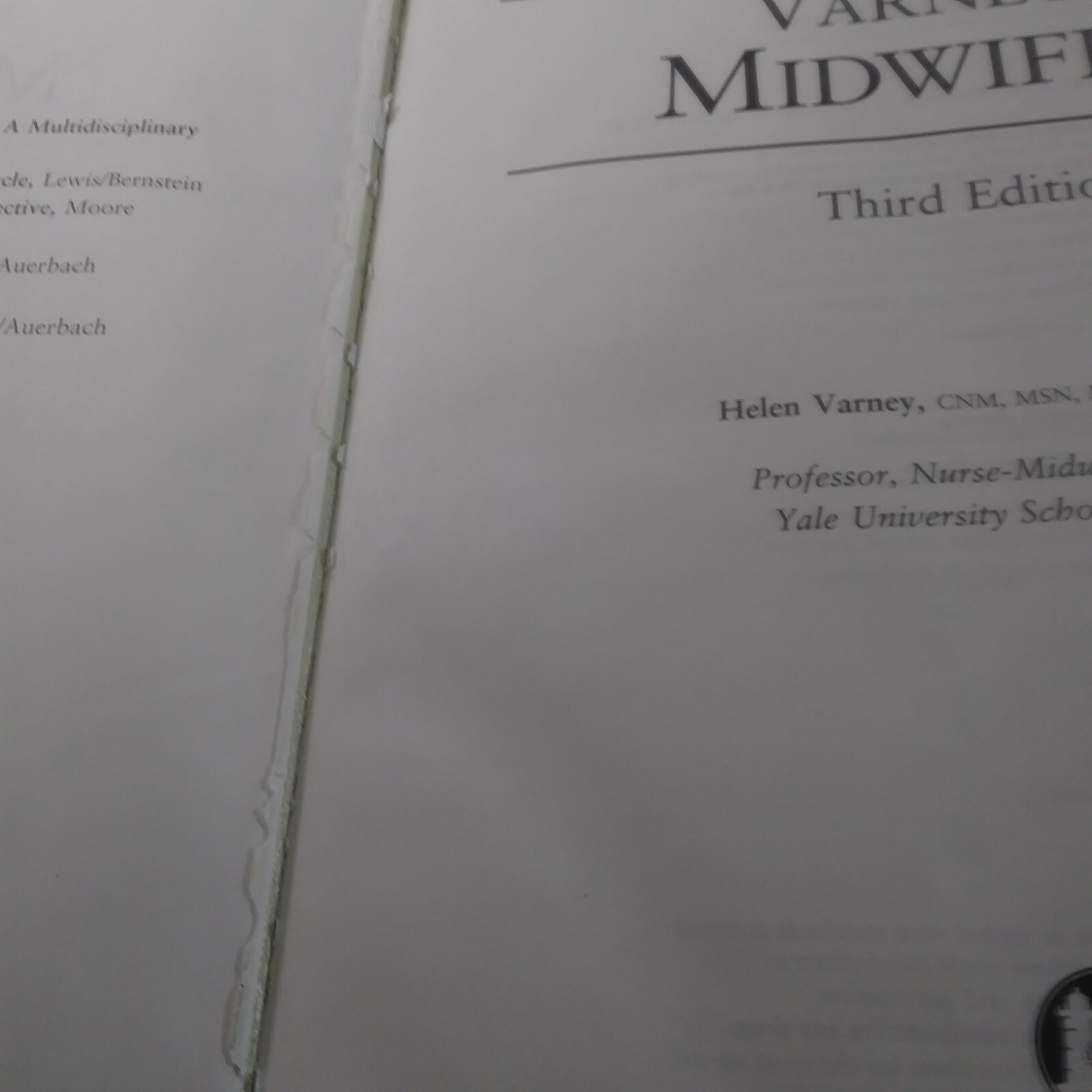 Varney’s Midwifery: 3rd Ed By Helen Varney 1997 Hardcover Step By Step Guide