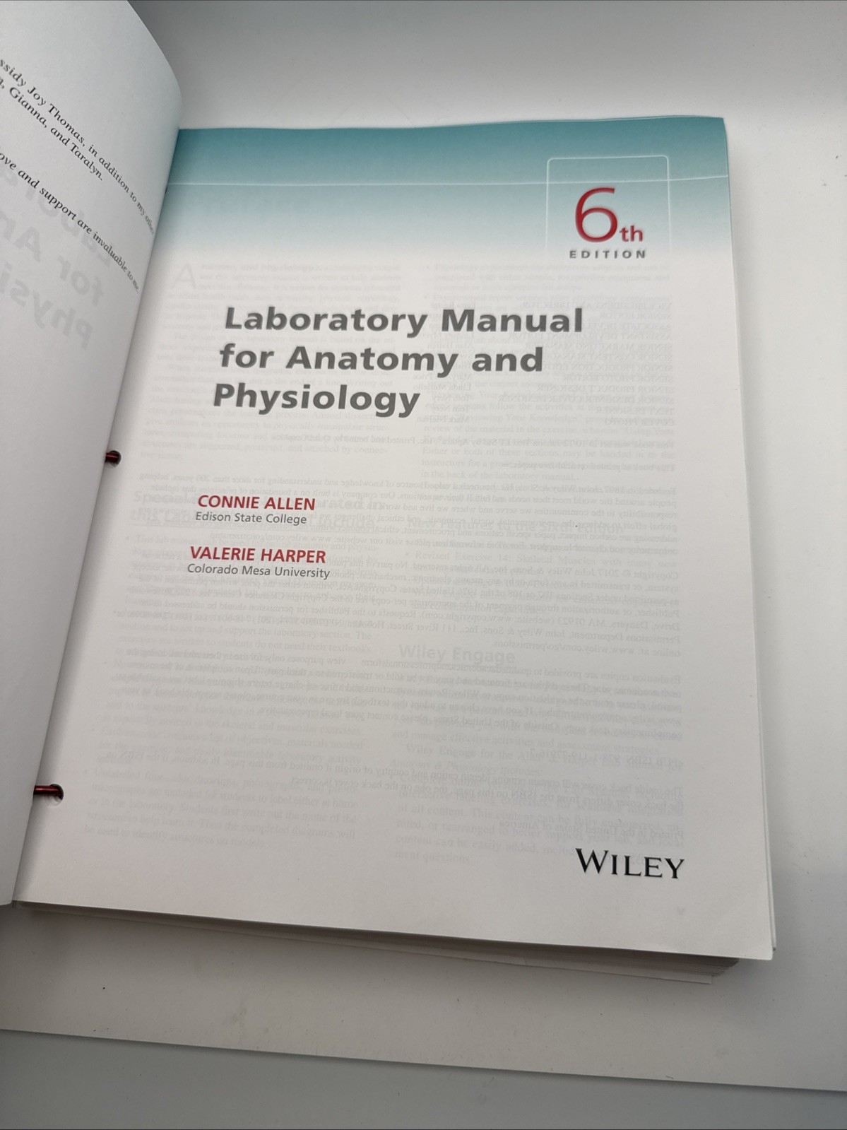 Anatomy and Physiology, Laboratory Manual by Connie Allen and Valerie Harper…