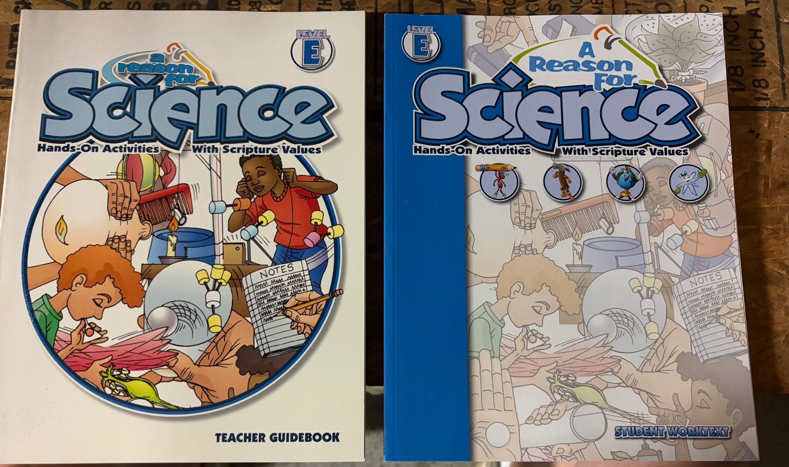 A Reason for Science Level E -Teachers Guidebook + Student Workbook-Brand New!