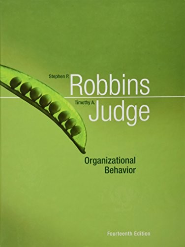 Organizational Behavior – hardcover Robbins, Stephen P.|Judge, Timothy A.