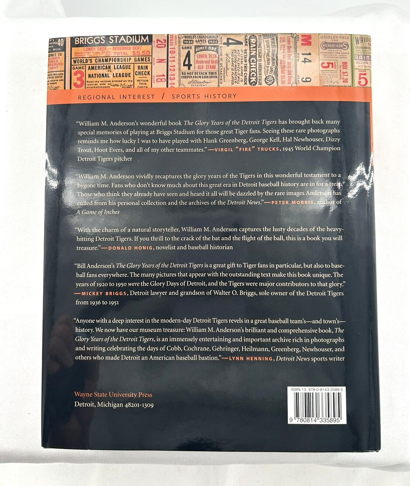 The Glory Years of the Detroit Tigers : 1920-1950 by William Anderson