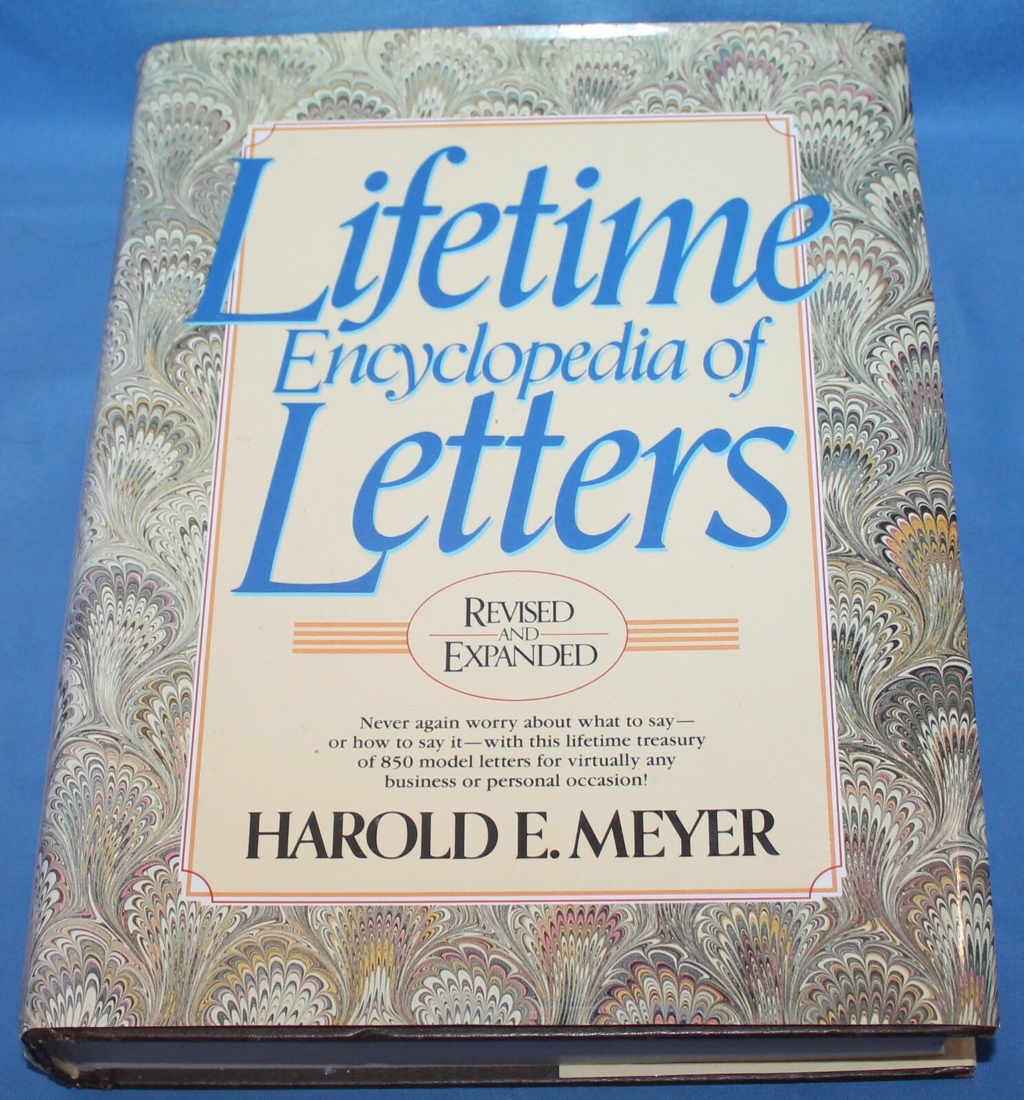 Lifetime Encyclopedia of Letters by Harold E. Meyer (1991, Hardcover, Revised)