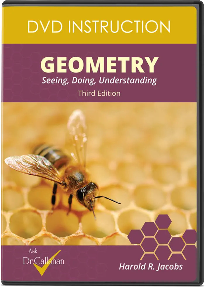 NEW Jacobs Geometry Curriculum Pack with DVD Complete Set 4 Items Master Books