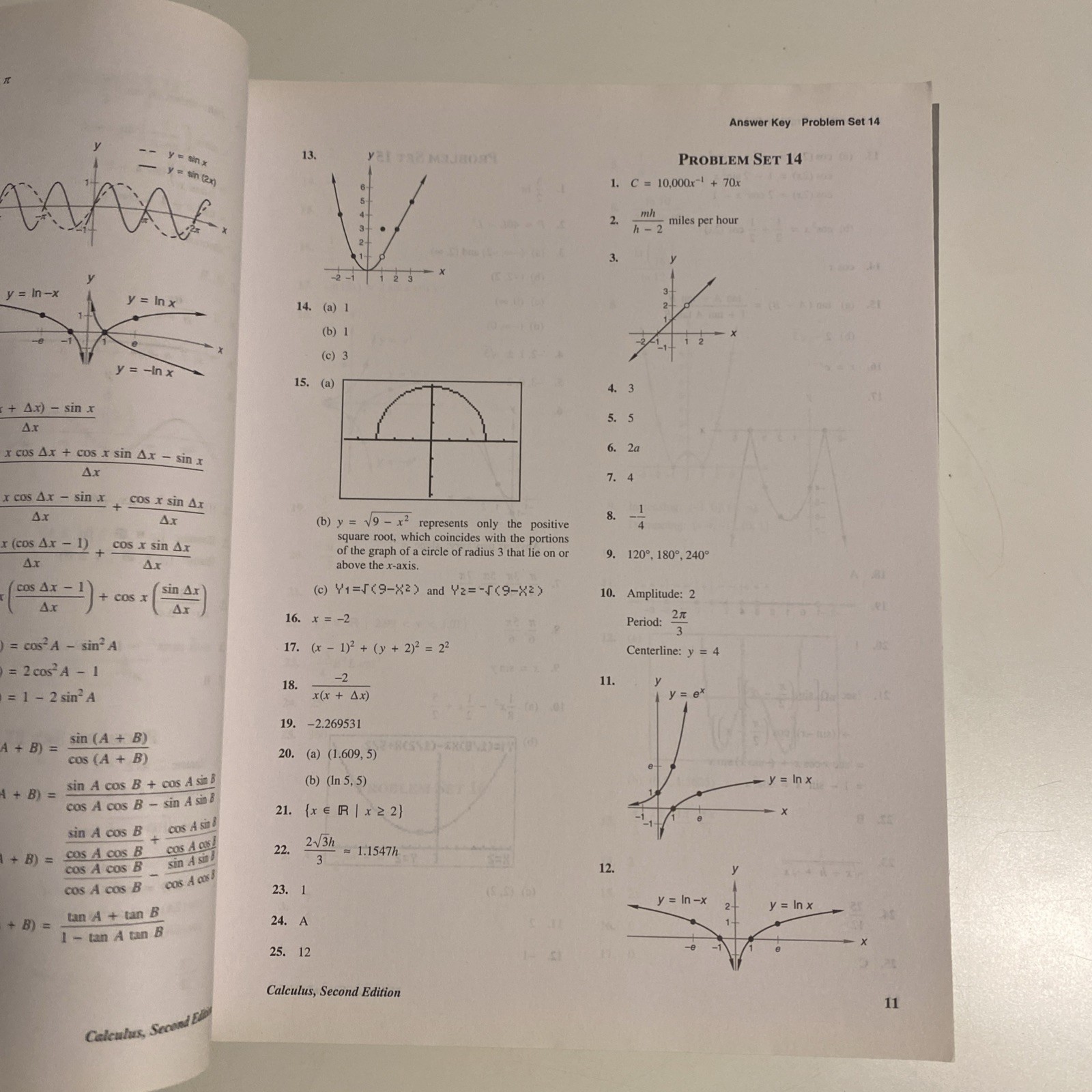 Saxon Calculus Set, Text, Solutions, Testing Book & Answer Key, 2nd Edition