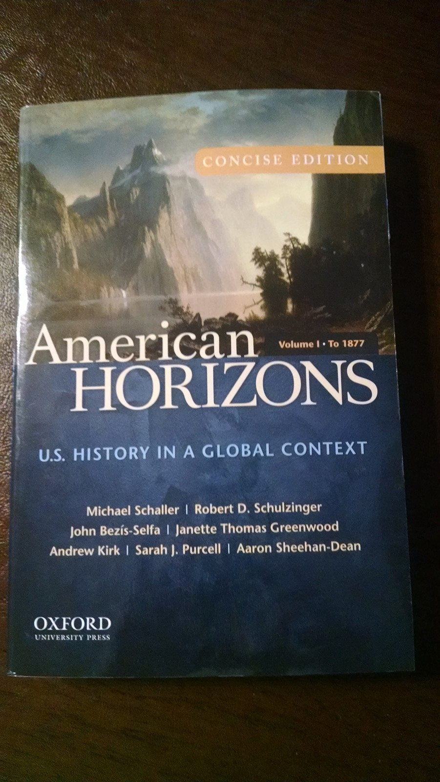 American Horizons, Concise: U.S. History in a Global Context, Volume I: To 1…
