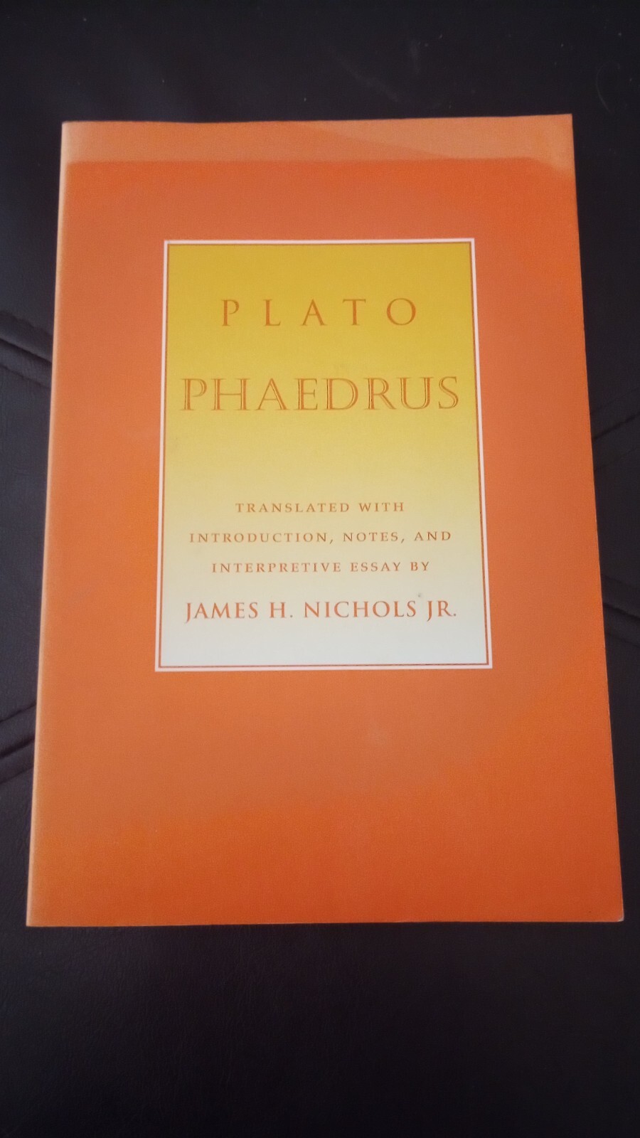 Plato Phaedrus (Paperback) Agora Editions