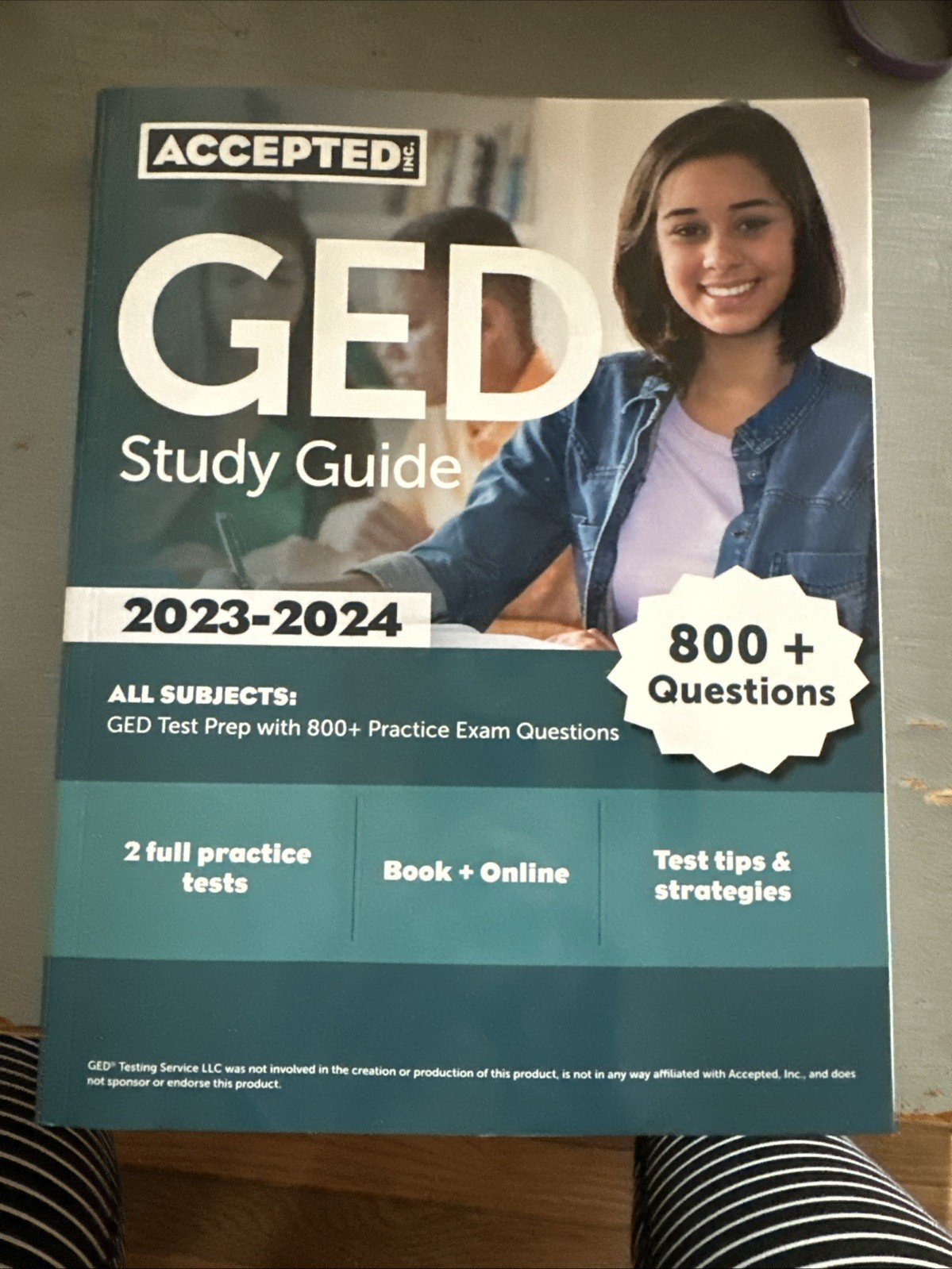 GED Study Guide 2023-2024 All Subjects: GED Test Prep with 800+ Practice Exam…